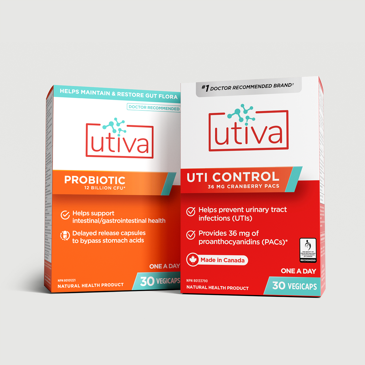 Ensemble Puissance Contrôle des infections urinaires + Probiotique