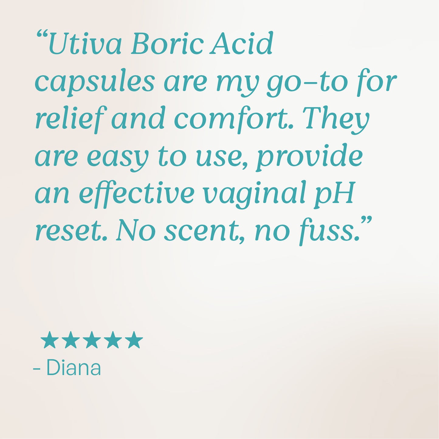 Yeast Control (Boric Acid Suppositories) - Utiva