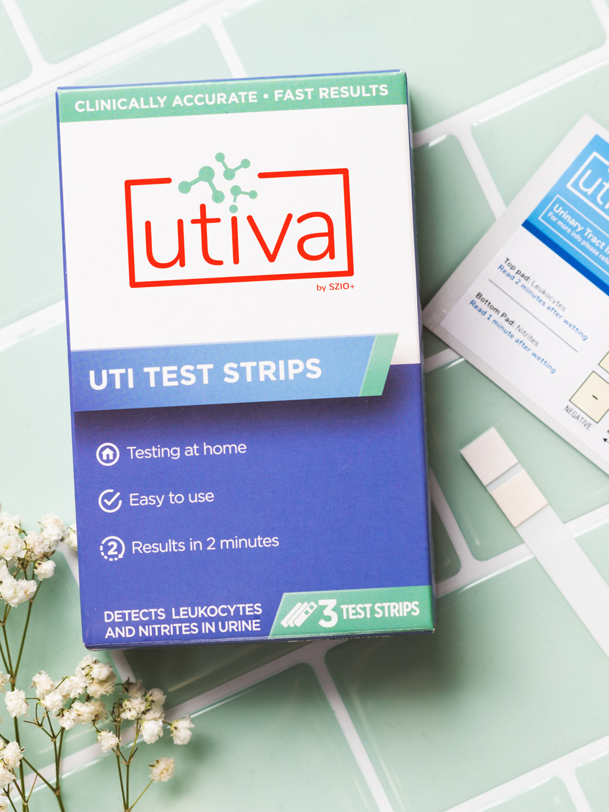 UTI Diagnostic Test Strips Rapid UTI Detection Utiva